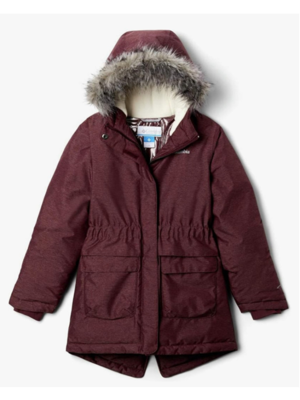 Columbia Nordic Strider Hooded Winter Jacket Burgundy Size M (10/12)